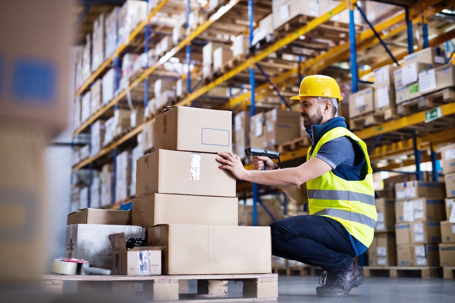 Receiving-goods-warehouse