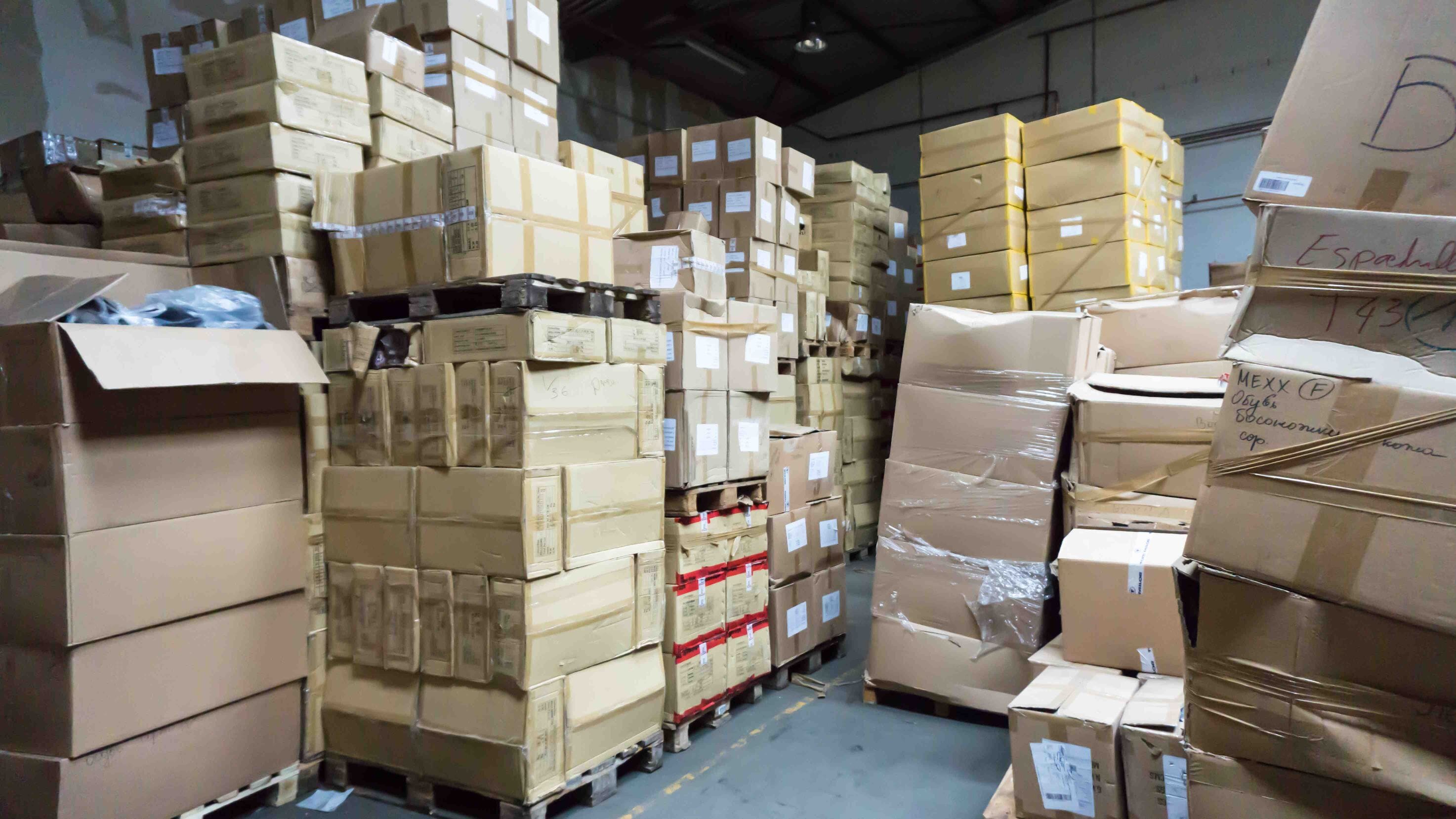 Returns in warehouse