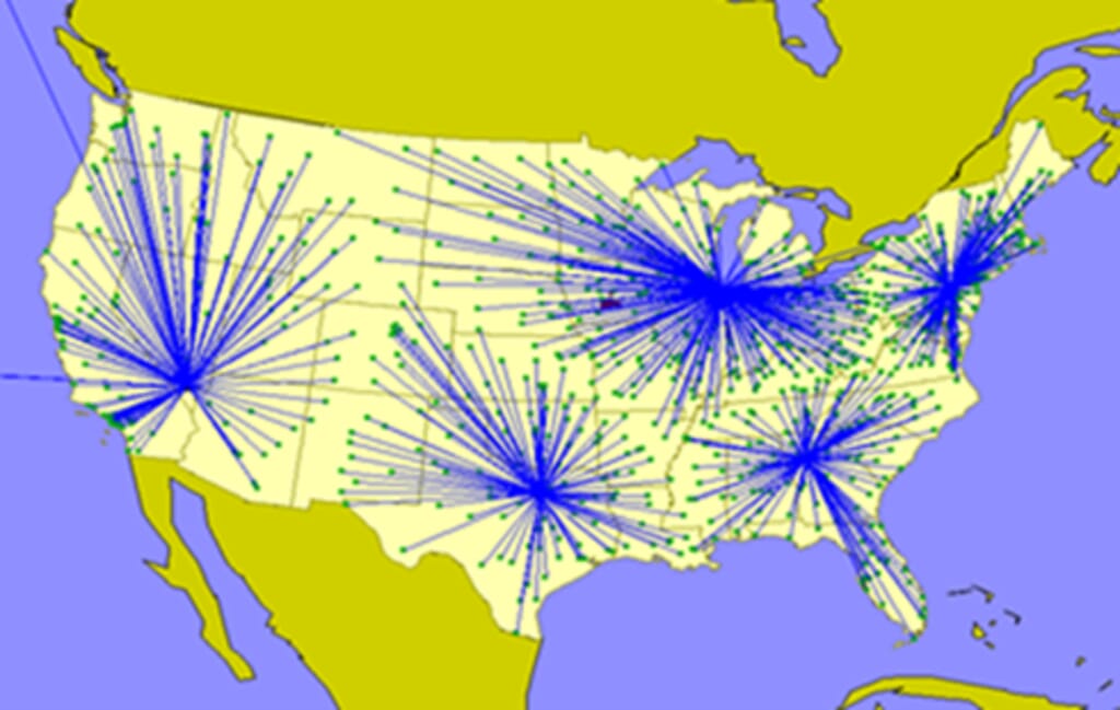 Location Chain Example OR supply chain perspective